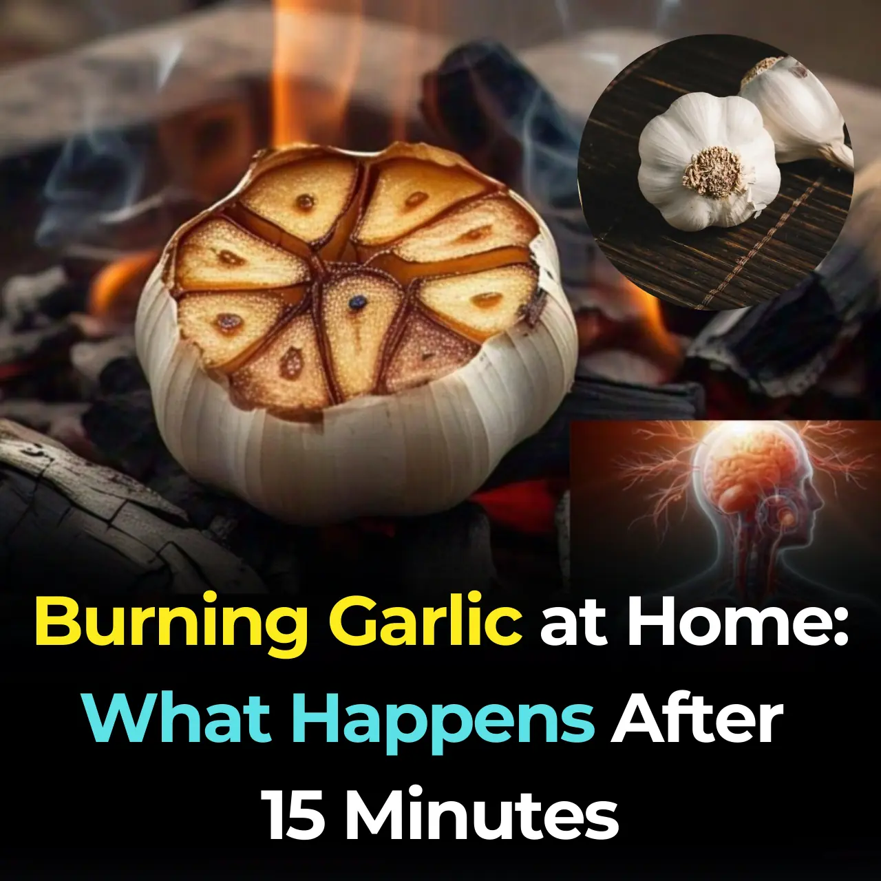 Burning Garlic at Home: What Happens After 15 Minutes