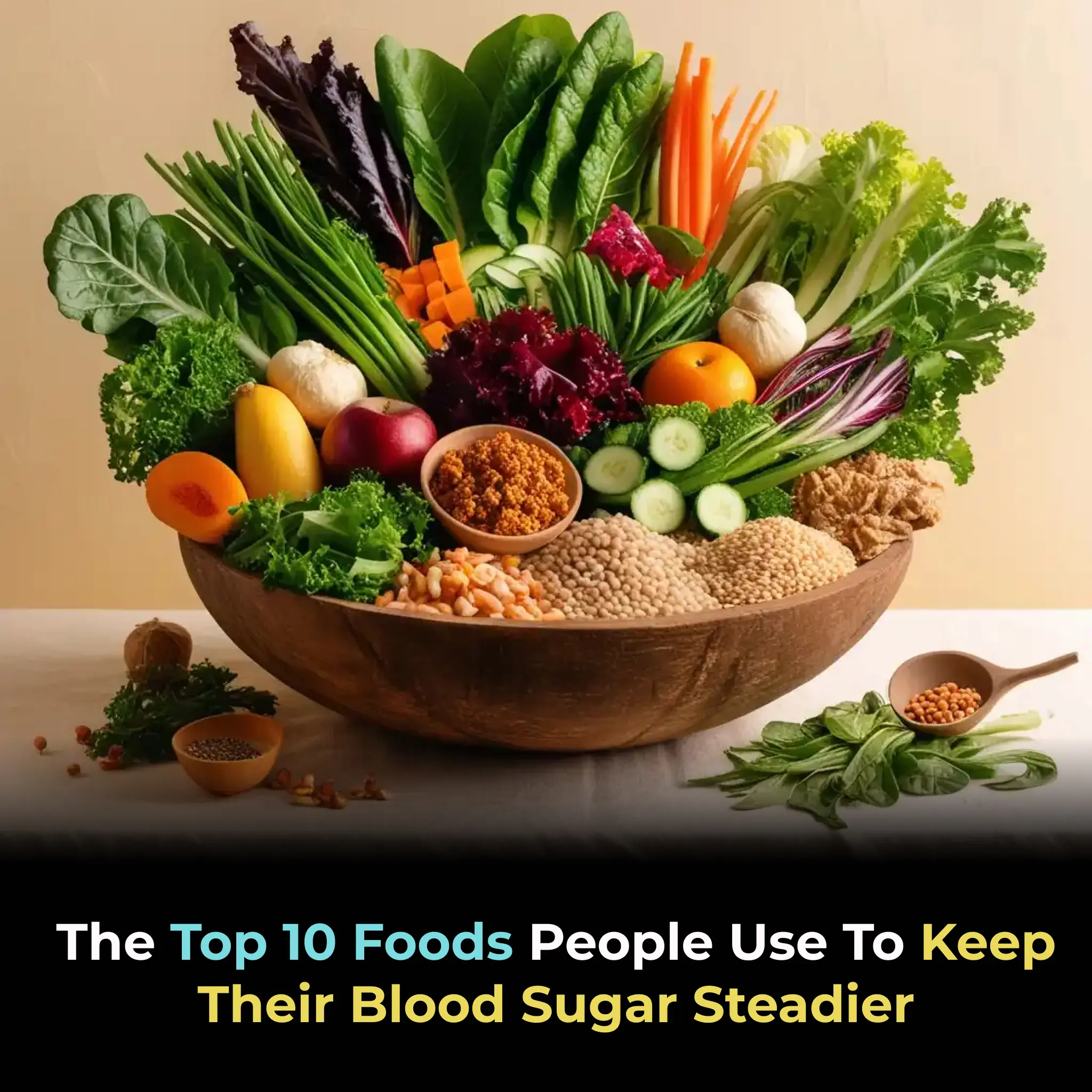 The top 10 foods people use to keep their blood sugar steadier