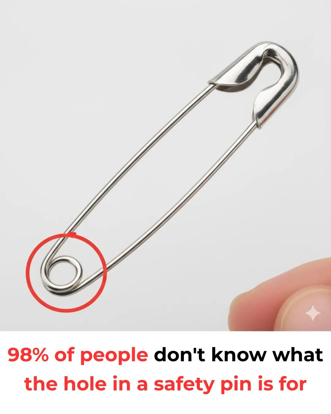 What’s the Purpose of That Tiny Hole in a Safety Pin