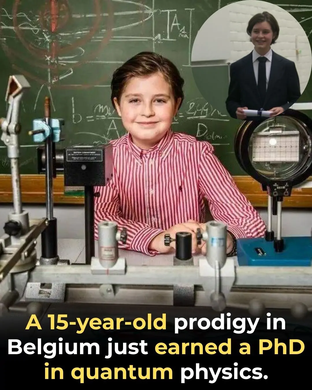 15-Year-Old Belgian Prodigy Laurent Simons Earns PhD in Quantum Physics, Redefining Academic Limits