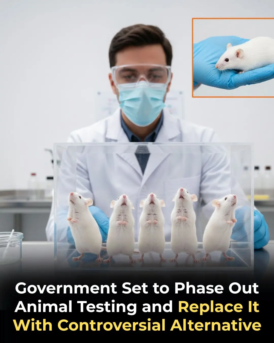 Government Set to Phase Out Animal Testing and Replace It With Controversial Alternative