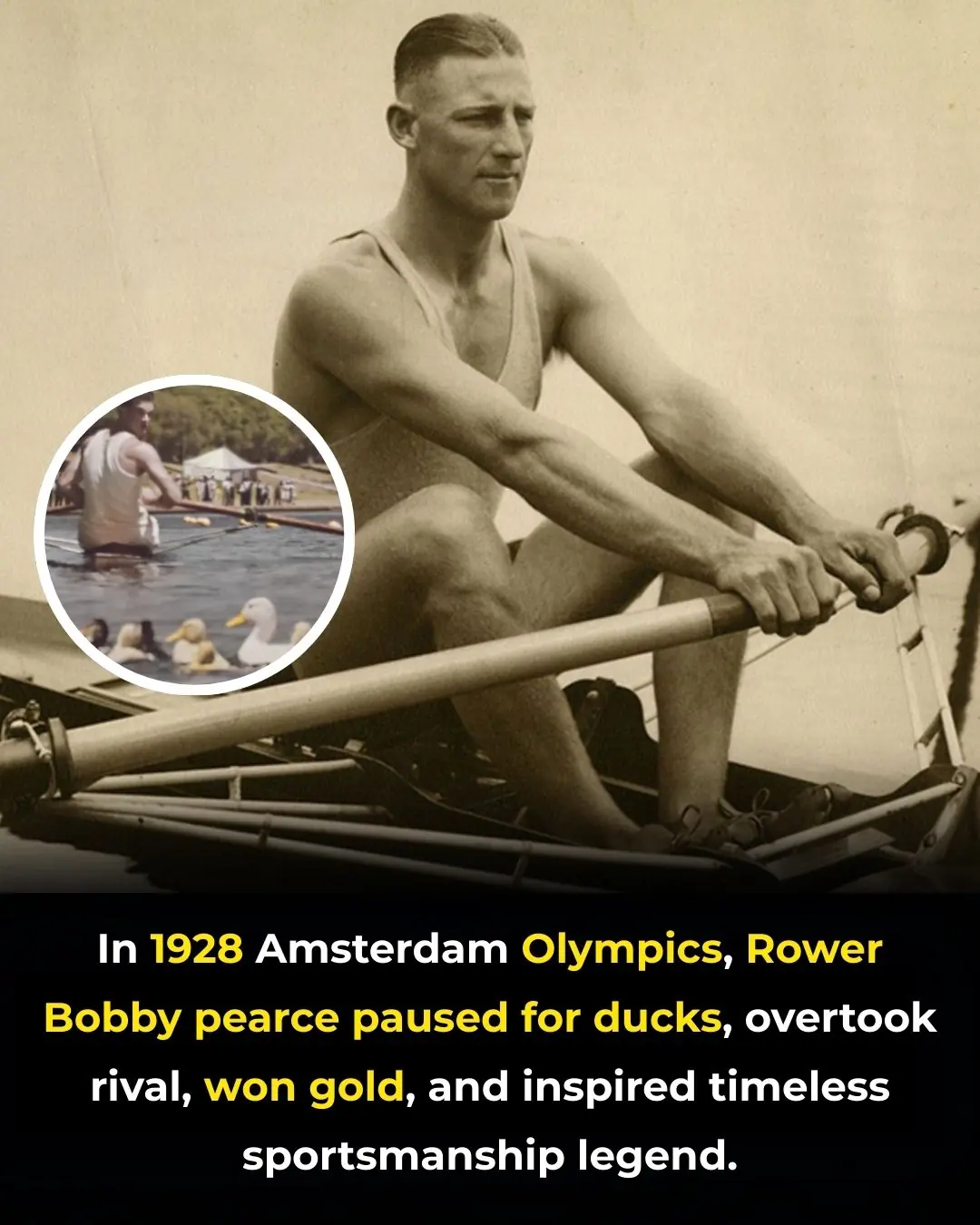 The Rower Who Chose Humanity: How Bobby Pearce Made History in Amsterdam 1928