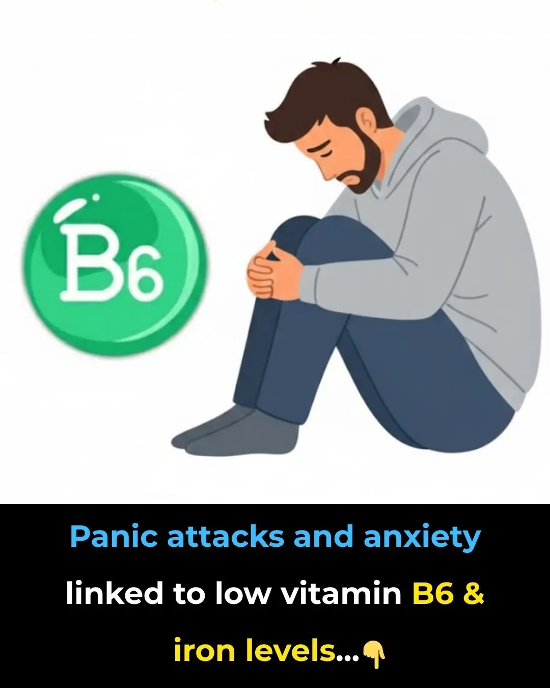 Panic Attacks And Anxiety Linked To Low Vitamin B6 And Iron levels