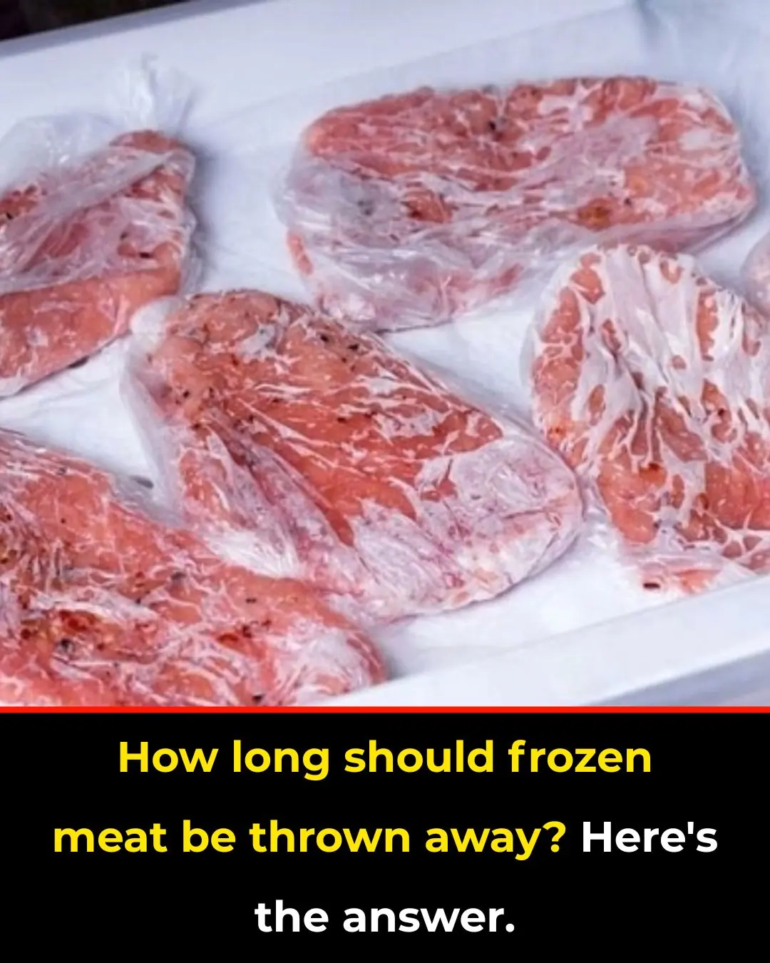 How Long Can Frozen Meat Be Stored? Here’s the Answer