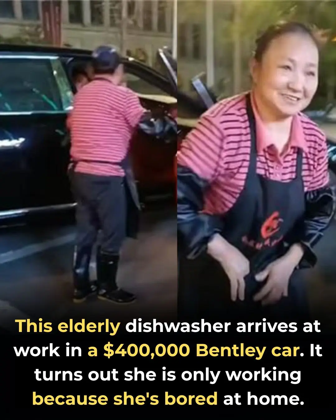 Choosing Purpose Over Wealth: Chinese Woman Washes Dishes Despite Owning a Bentley