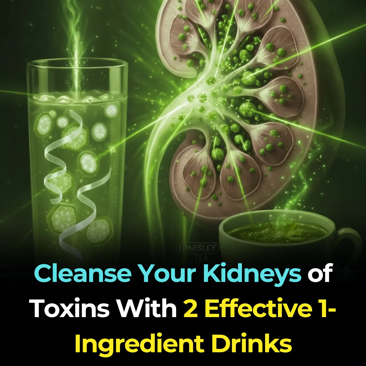 Cleanse Your Kidneys of Toxins With 2 Effective 1-Ingredient Drinks