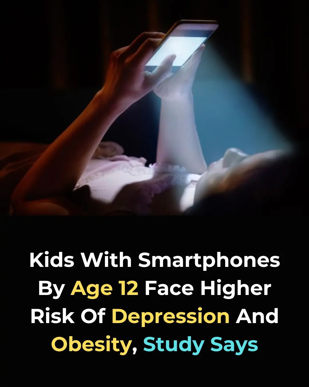 Study Shows Early Smartphone Use Increases Risks of Depression, Obesity, and Sleep Issues in Children