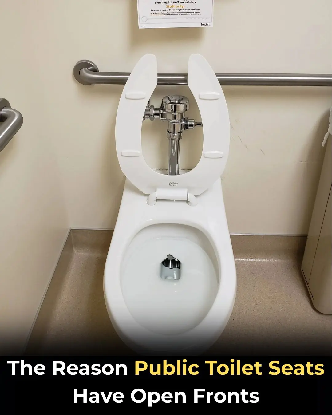 The Real Reason Public Toilet Seats Have That Weird Gap