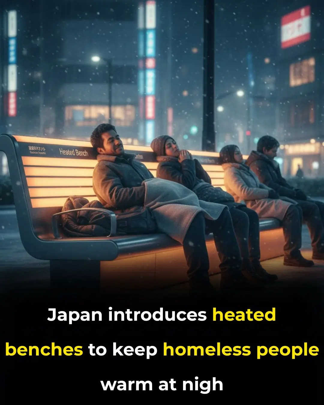 Japan's Heated Benches: A Heartfelt Innovation for the Homeless