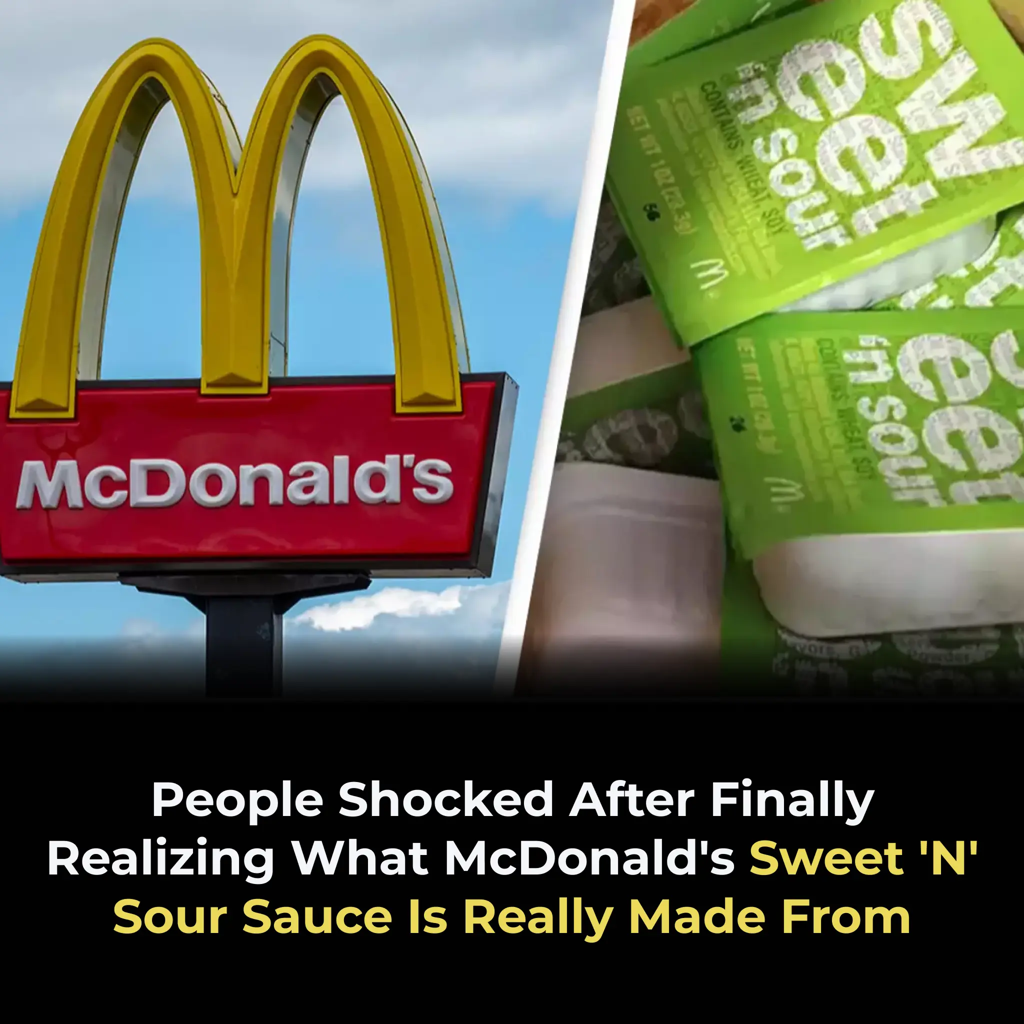People Shocked After Finally Realizing What McDonald's Sweet 'N' Sour Sauce Is Really Made From