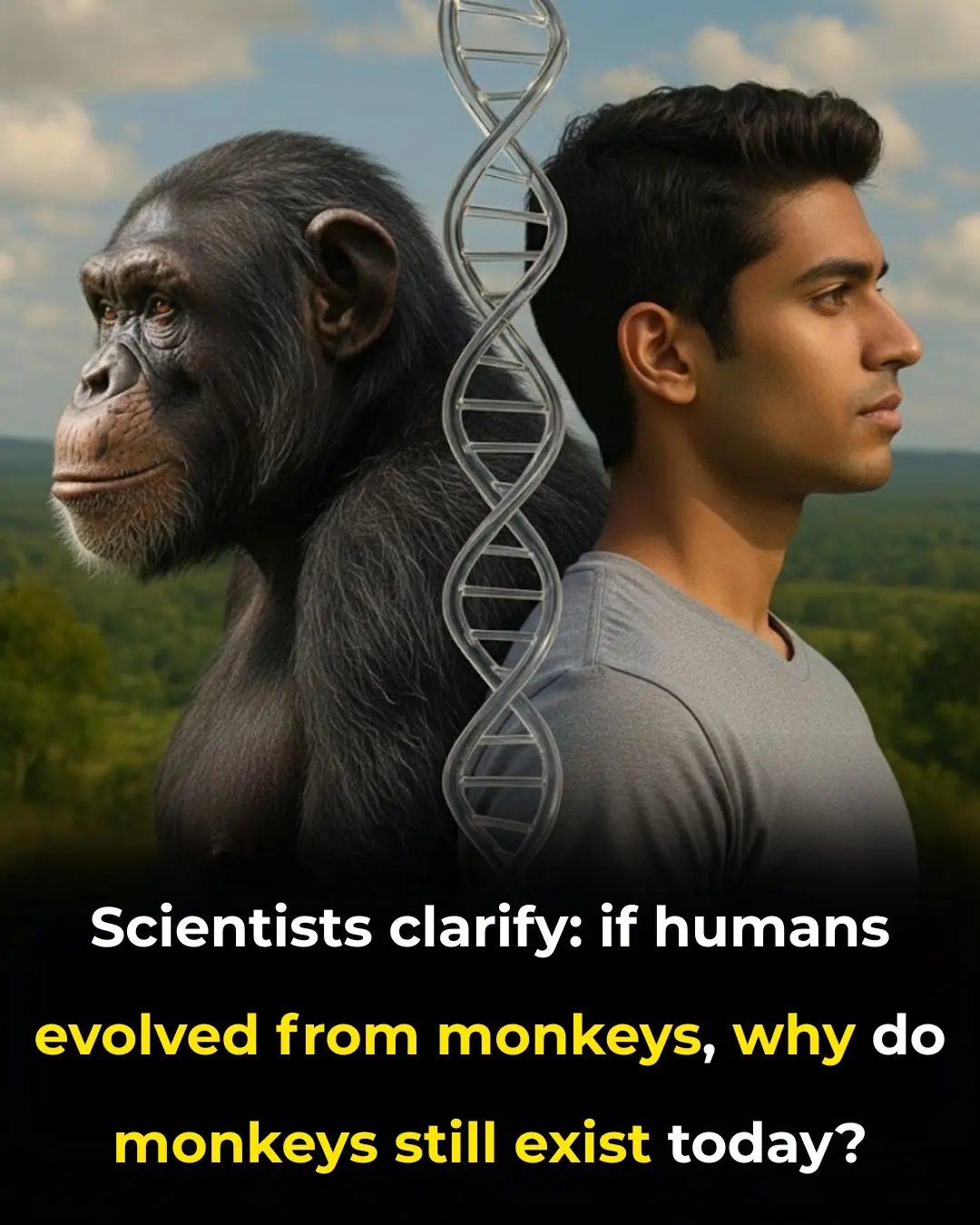 Debunking the Myth: Why Humans Did Not Evolve from Monkeys