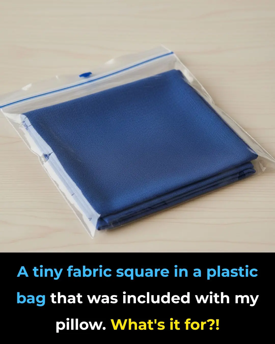 I had no idea this tiny fabric square had such an important purpose
