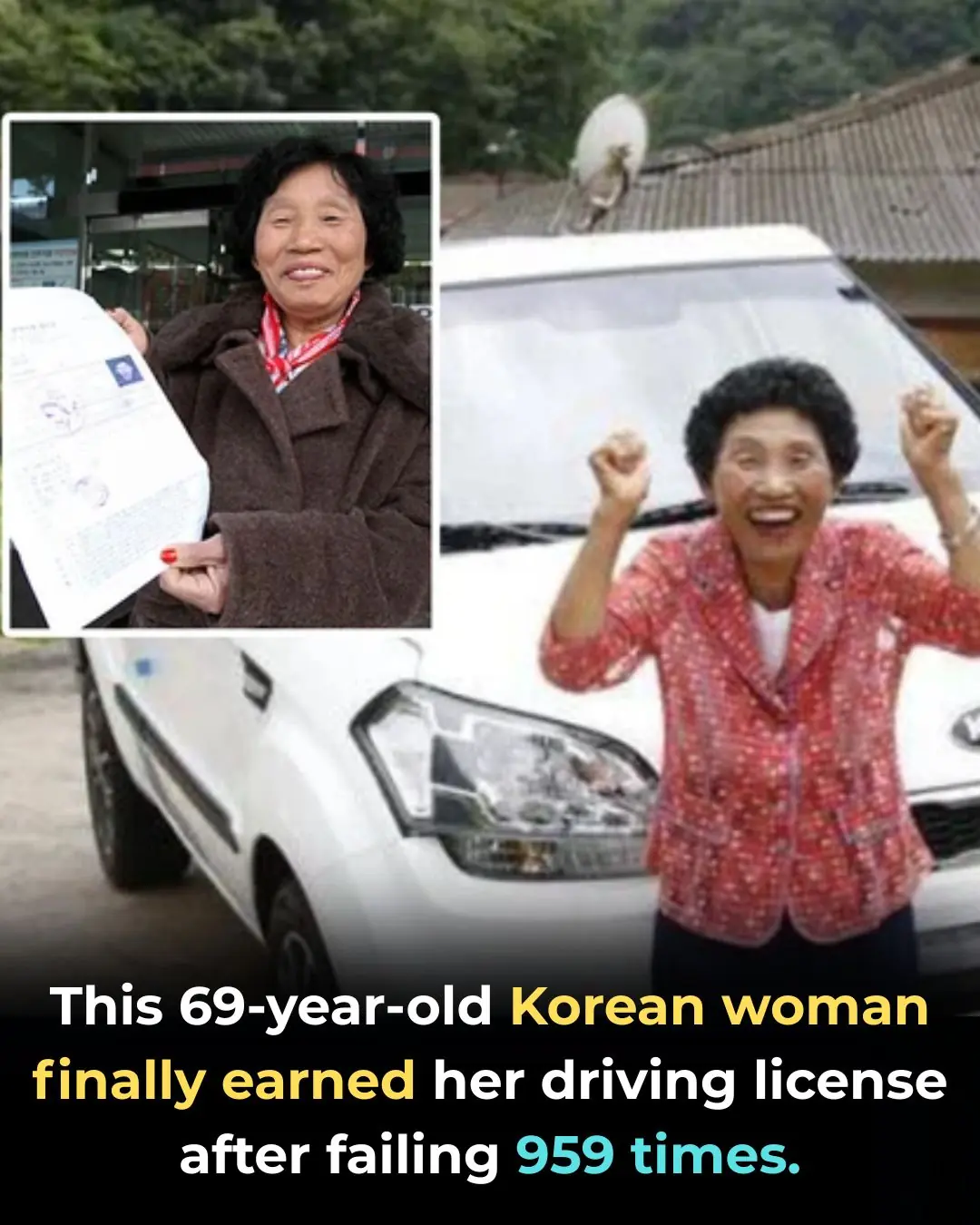 The Woman Who Passed Her Driving Test on the 960th Try: A Story of Unstoppable Perseverance