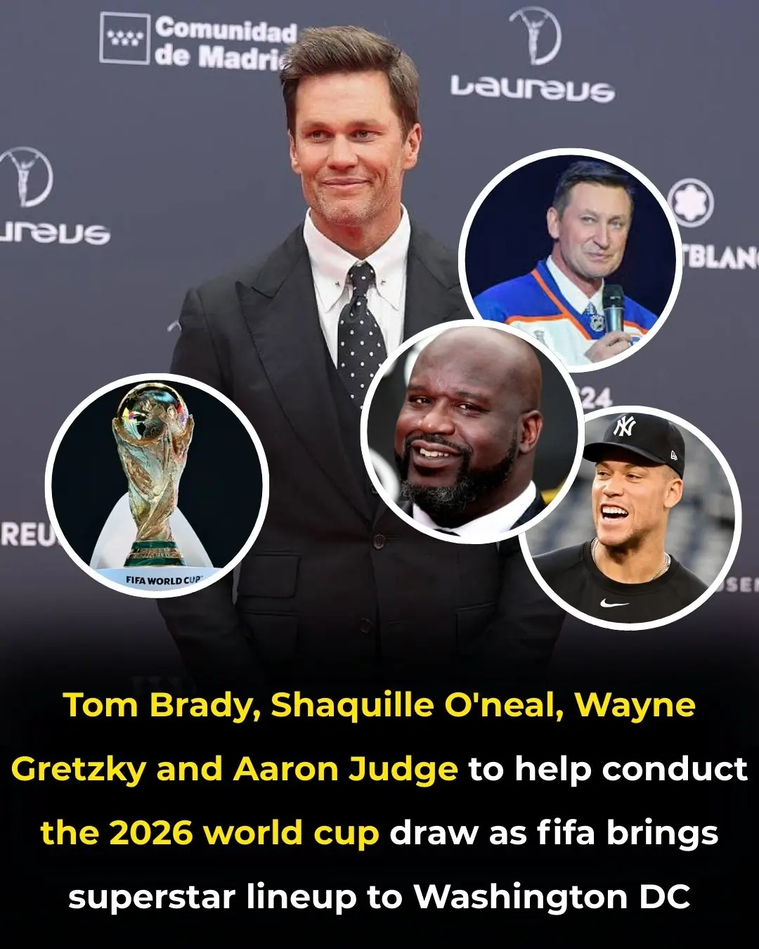 The 2026 World Cup Draw Set to Feature Superstar Legends from Multiple Sports