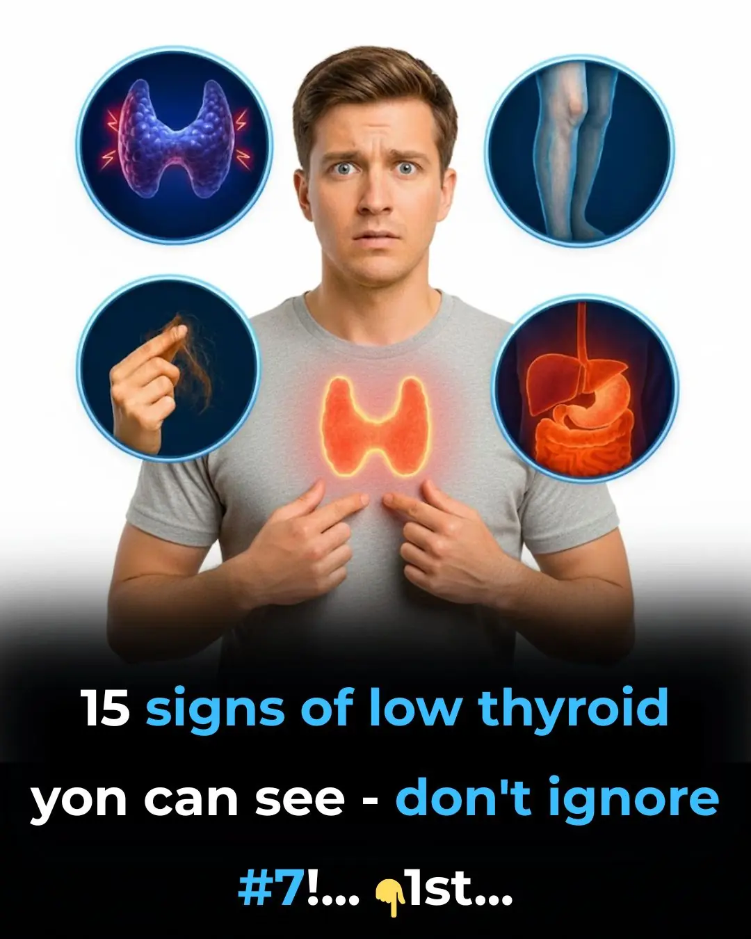 15 visible signs of low thyroid you can see – don’t ignore #7!