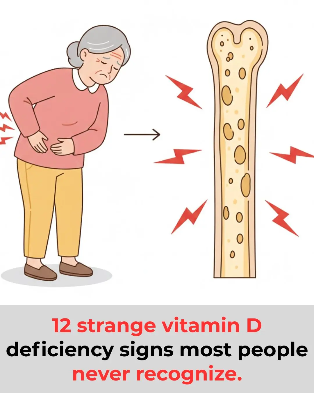 12 Bizarre Symptoms of Vitamin D Deficiency You Need to Know