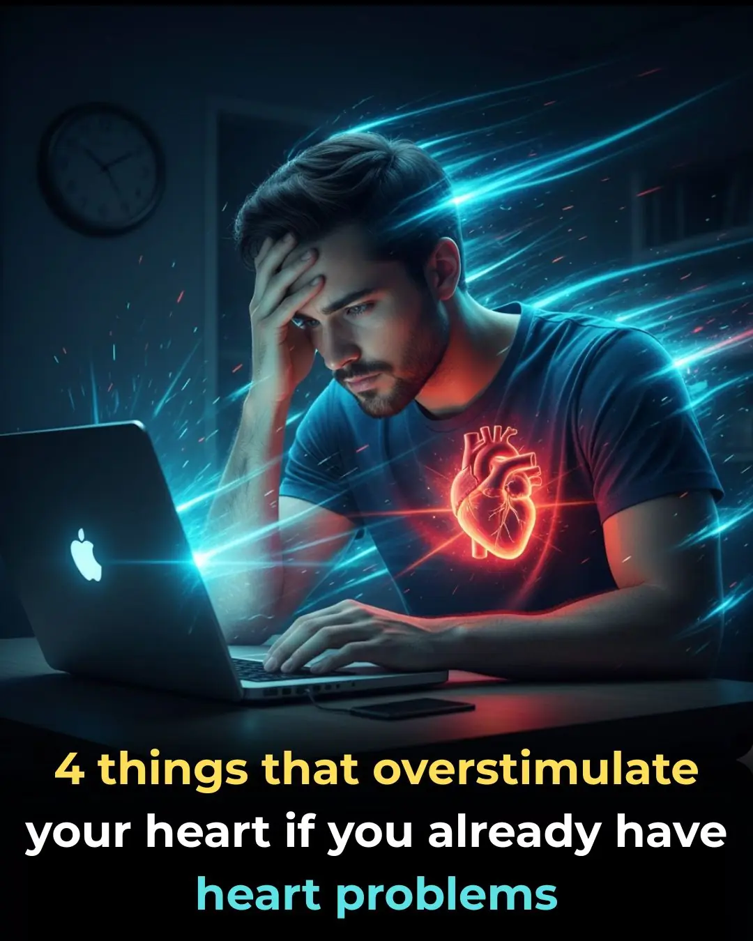 People with heart problems should avoid these 4 things to reduce stimulation to the heart