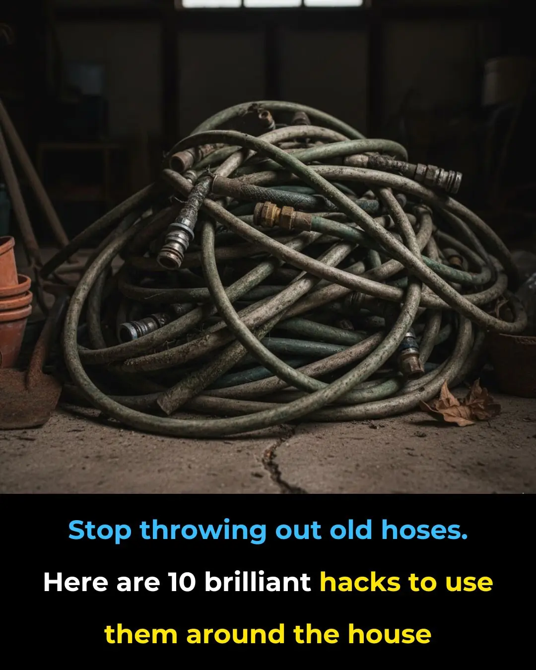 Stop throwing out old hoses — 10 brilliant hacks to use them around the house