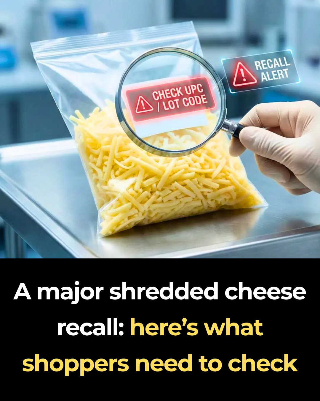A major shredded cheese recall: here’s what shoppers need to check