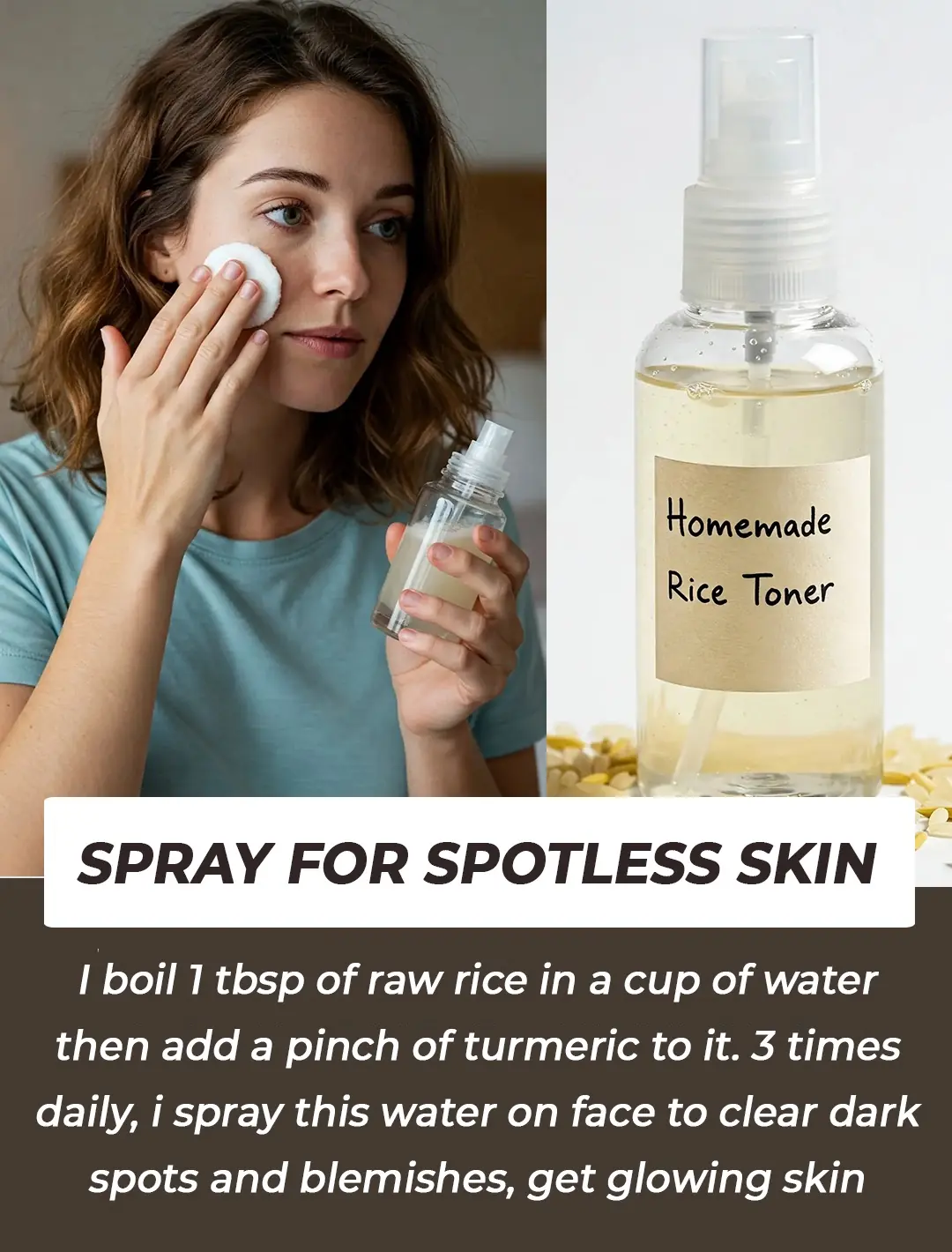 Rice Water Toner To Get Skin That Shines Like Diamond