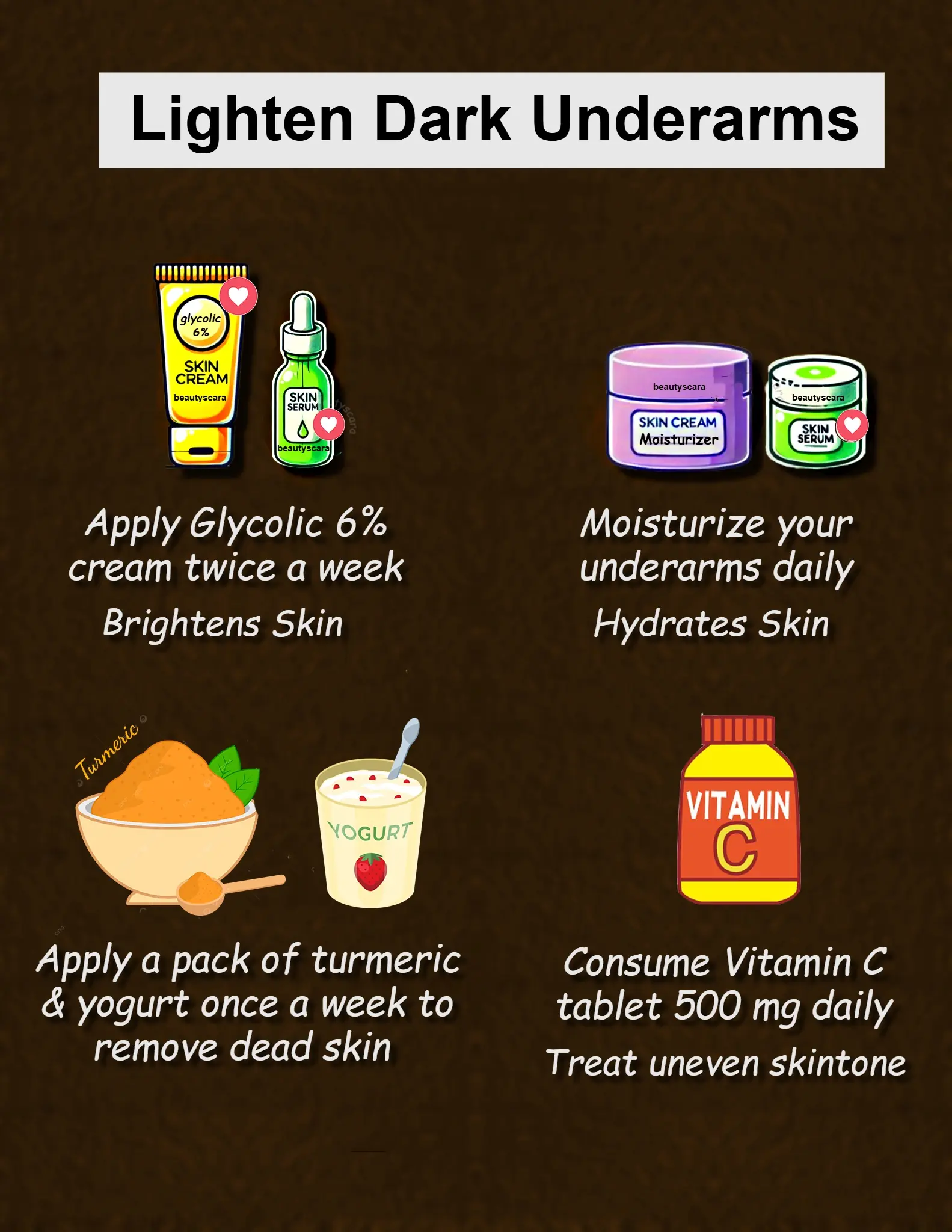 6 Home Remedies to Lighten Dark Underarms | How to get rid of Dark Underarms