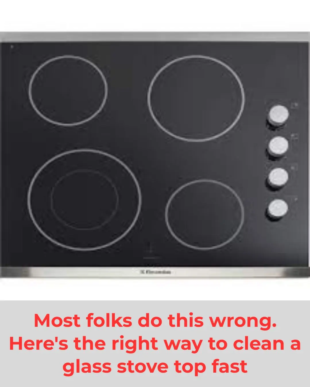 The Easiest Way to Clean a Glass Stove Top