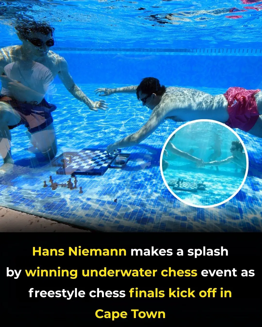 Freestyle Chess Finals in Cape Town Feature Underwater Exhibition