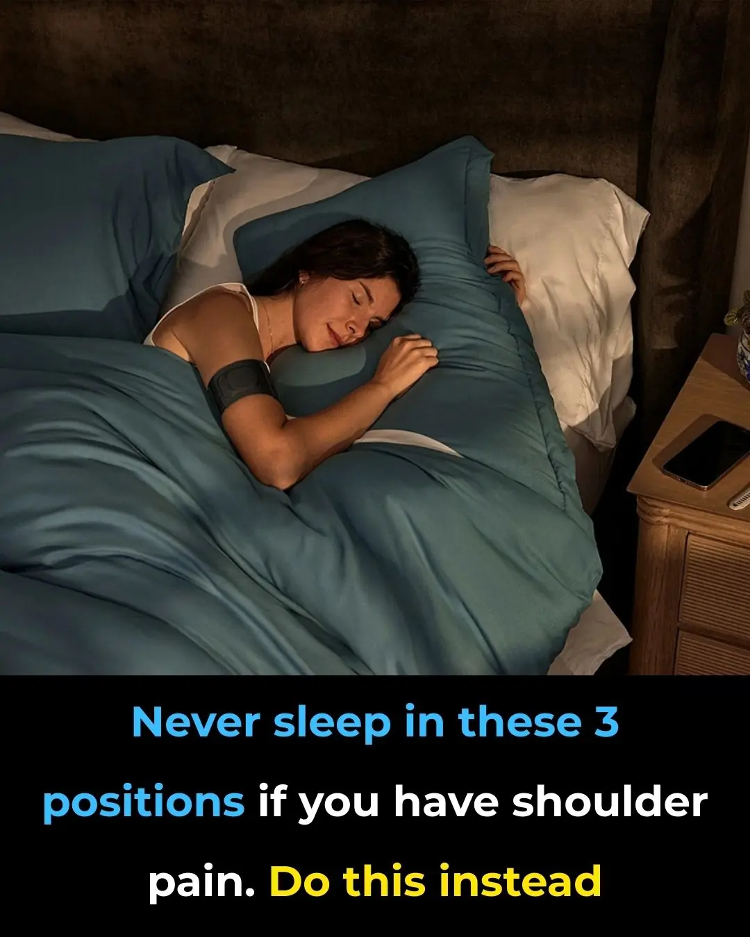 Never sleep in these 3 positions if you have shoulder pain. Do THIS instead.