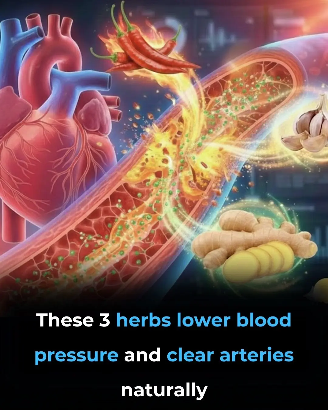 3 Miracle Herbs to Instantly Lower Blood Pressure & Clear Arteries Naturally
