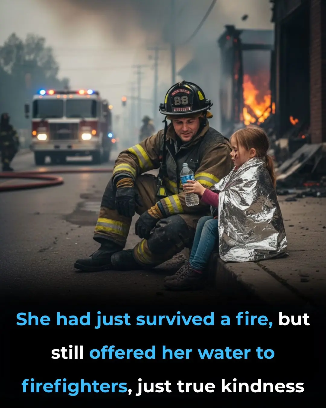 Acts of Kindness Amid the Flames: A Firefighter's Reminder of His Purpose