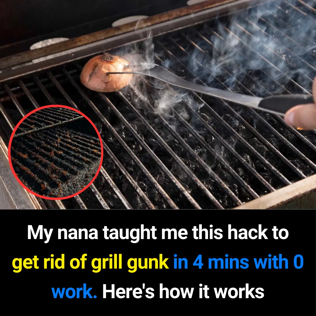 A 4-Minute, Zero-Effort Hack to Clean Grill Gunk – The Simple Trick My Nana Taught Me