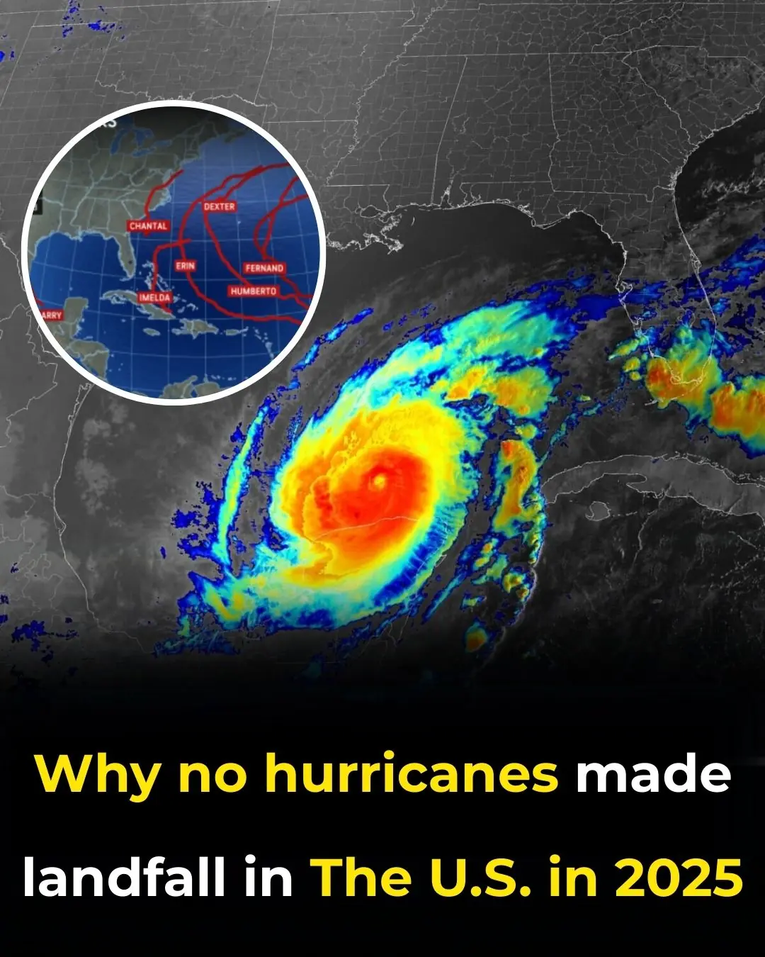 How the U.S. Escaped Hurricane Landfalls in 2025