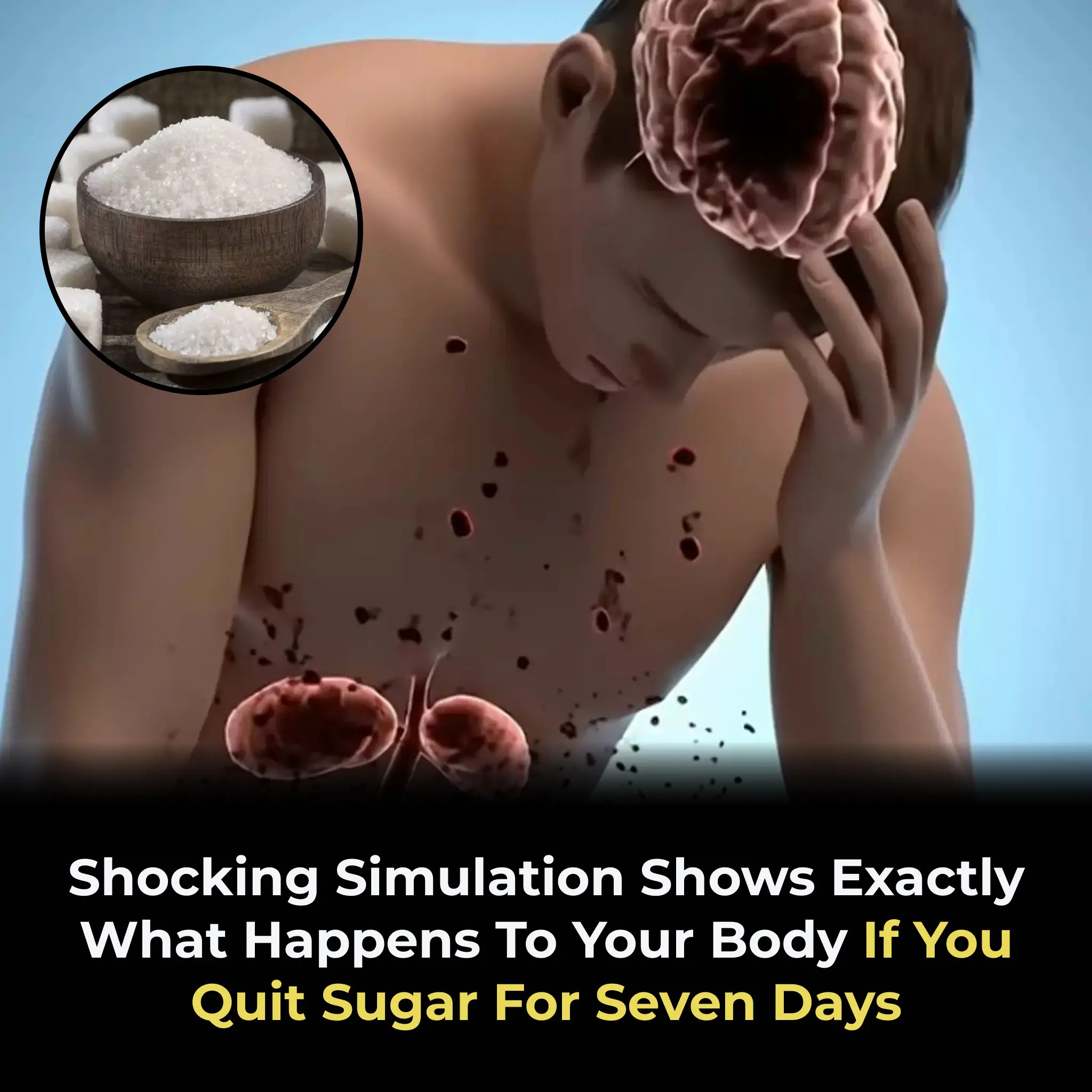 Shocking Simulation Shows Exactly What Happens To Your Body If You Quit Sugar For Seven Days