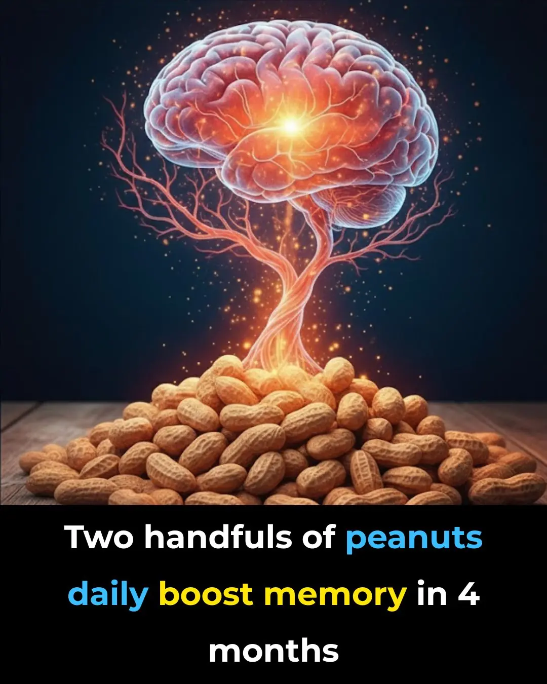 Two handfuls of peanuts daily boost memory in 4 months
