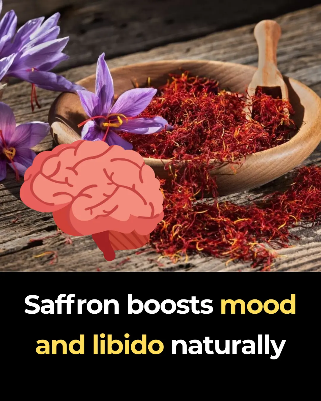 Saffron boosts mood and libido naturally