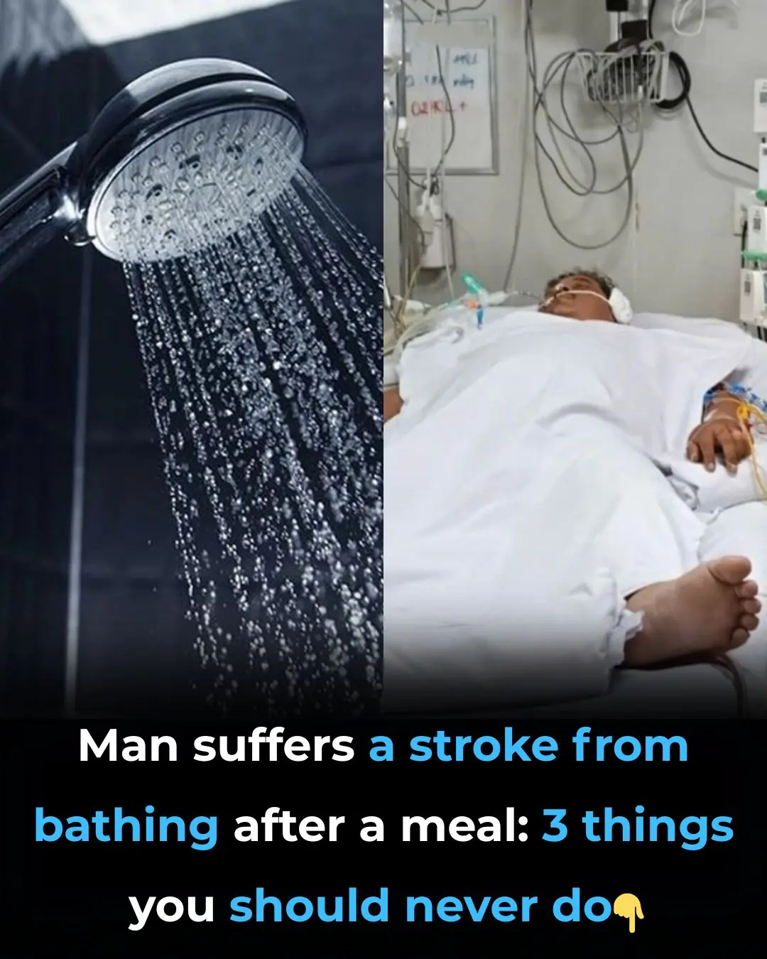 Man has stroke after bathing right after meal: 3 mistakes you shouldn’t make