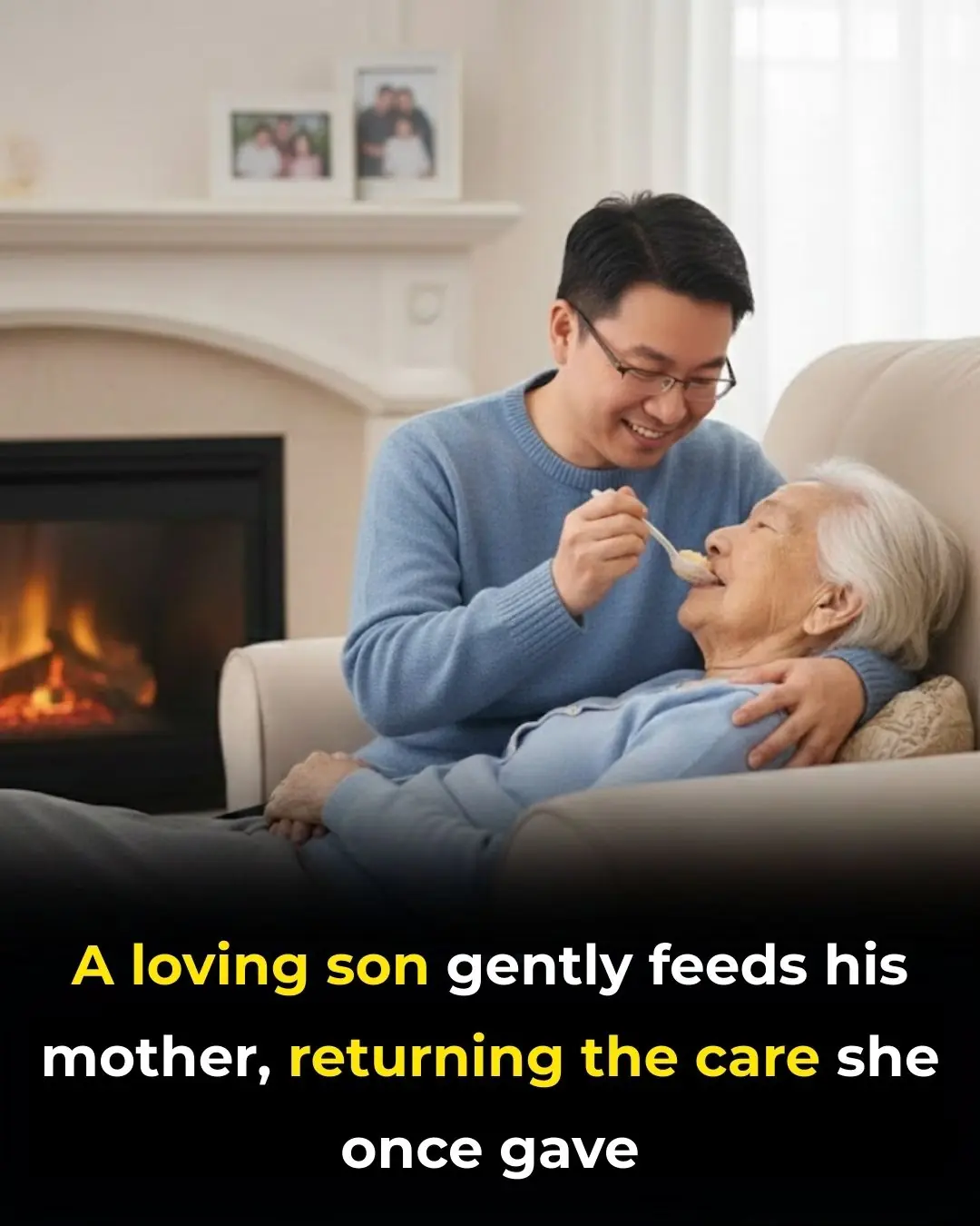 Full Circle of Love: A Son's Tender Care for His Aging Mother