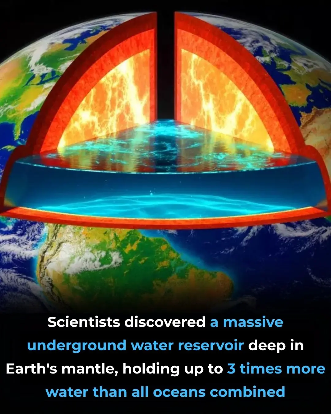 Deep Water Cycle: Scientists Discover Hidden Ocean Beneath Earth's Surface