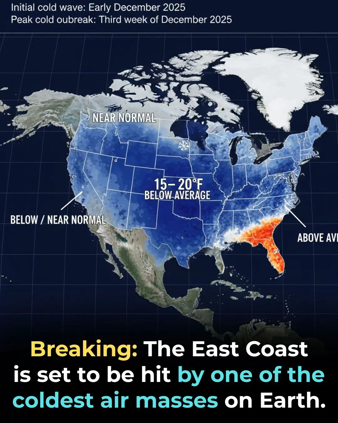 Deep Freeze Set to Slam the Eastern U.S. This December