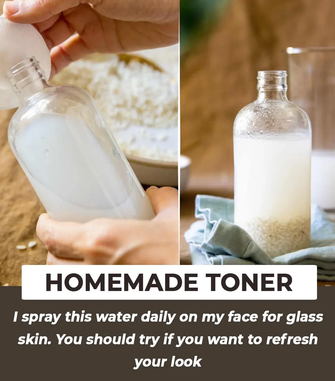 Rice Water Toner To Get Skin That Shines Like Diamond