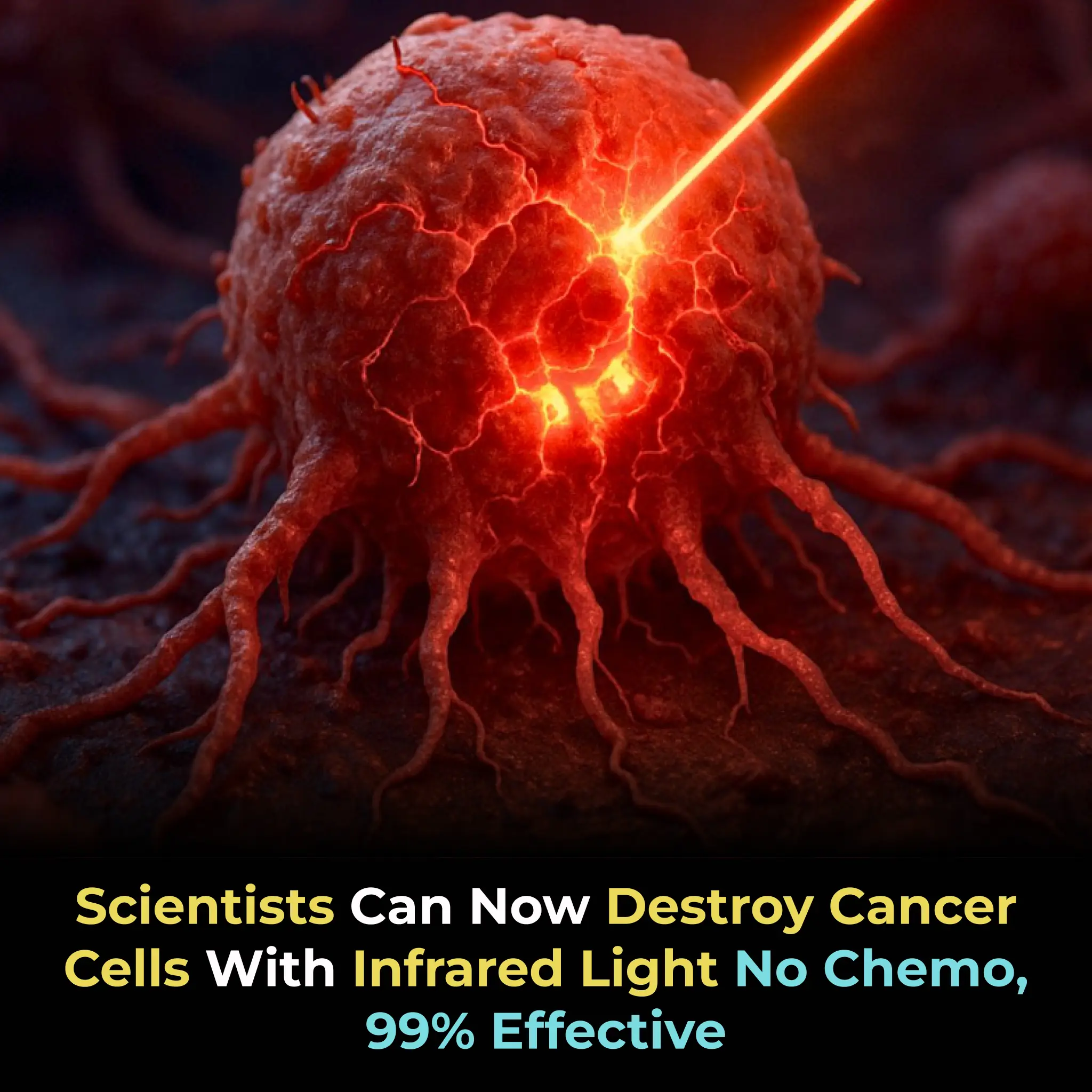 Scientists Can Now Destroy Cancer Cells With Infrared Light No Chemo, 99% Effective