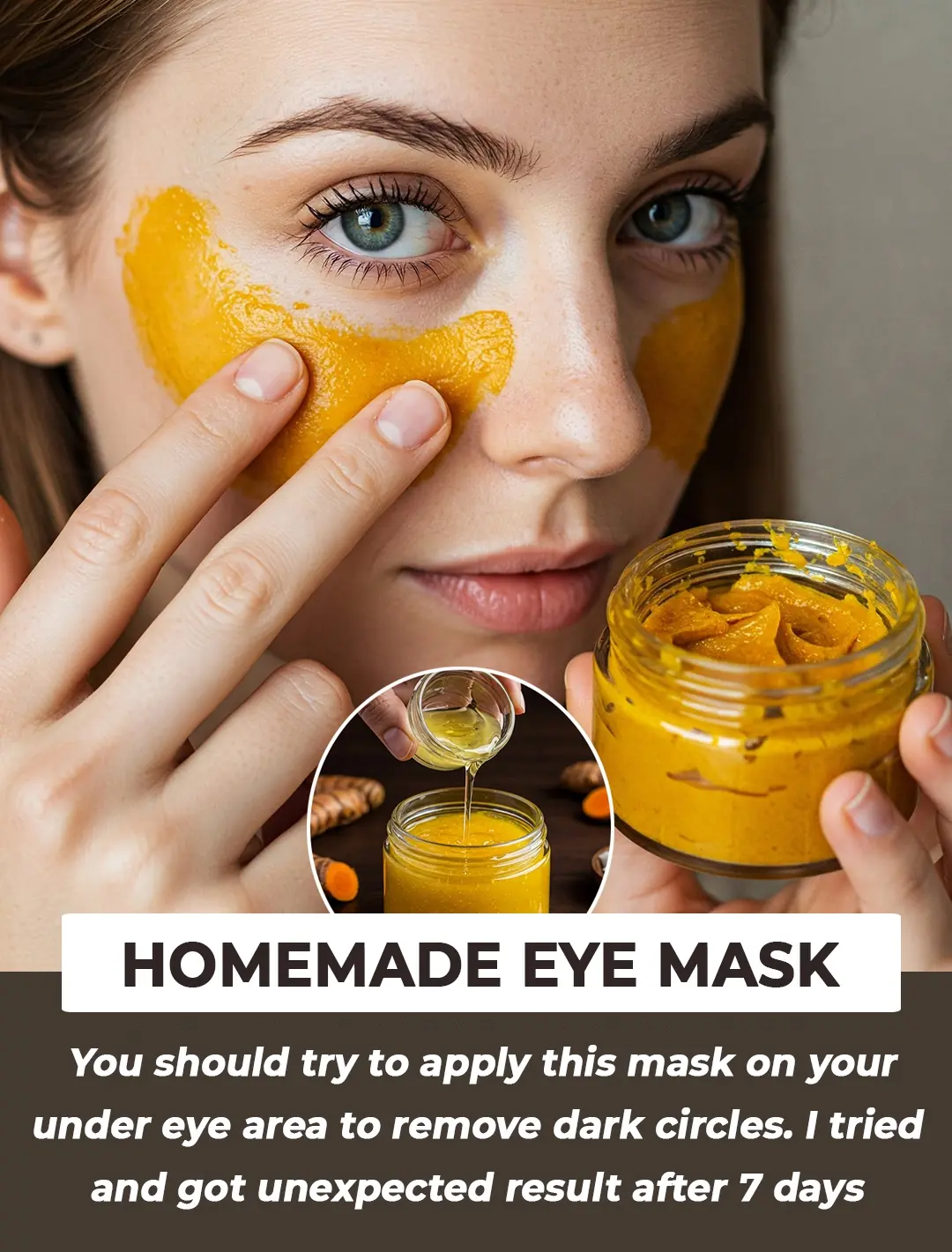 Turmeric Eye Mask For Dark Circles