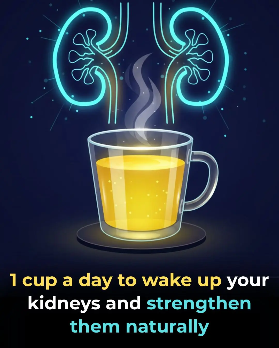 1 cup that instantly wakes your kidneys up and strengthens them naturally