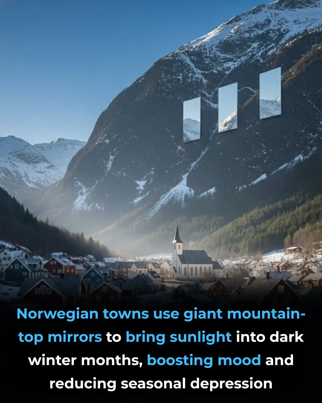 Innovative Heliostat Mirrors Bring Sunlight to Norwegian Towns Amid Winter Darkness