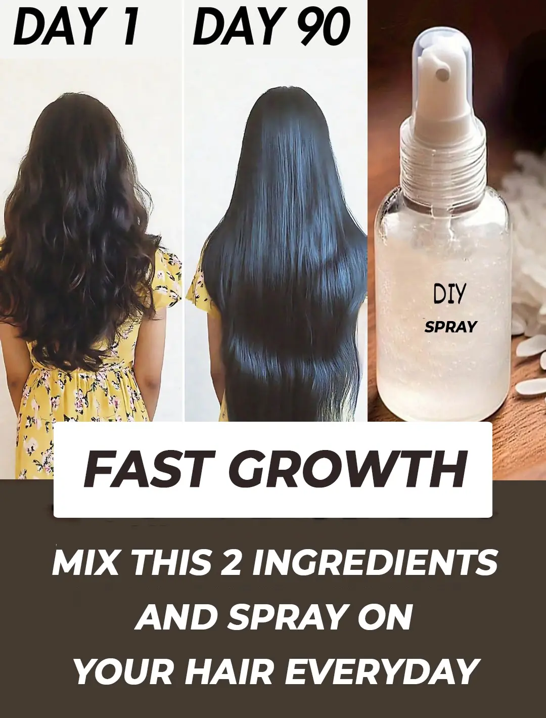 Rice water for thick hair growth