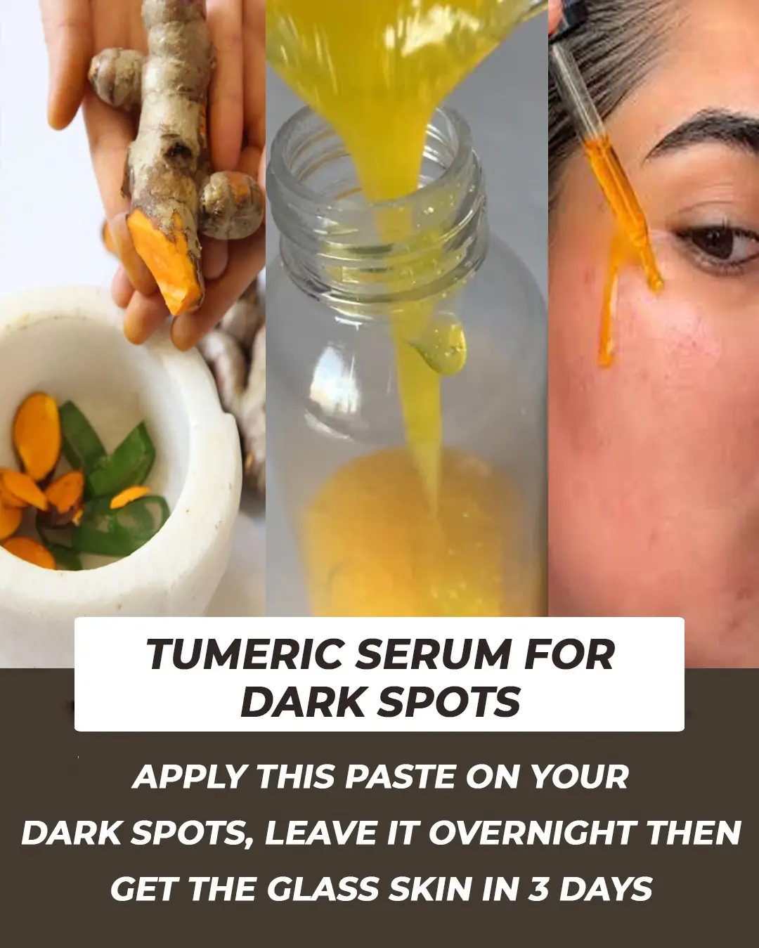 Turmeric Infused Serum To Fade Dark Spots