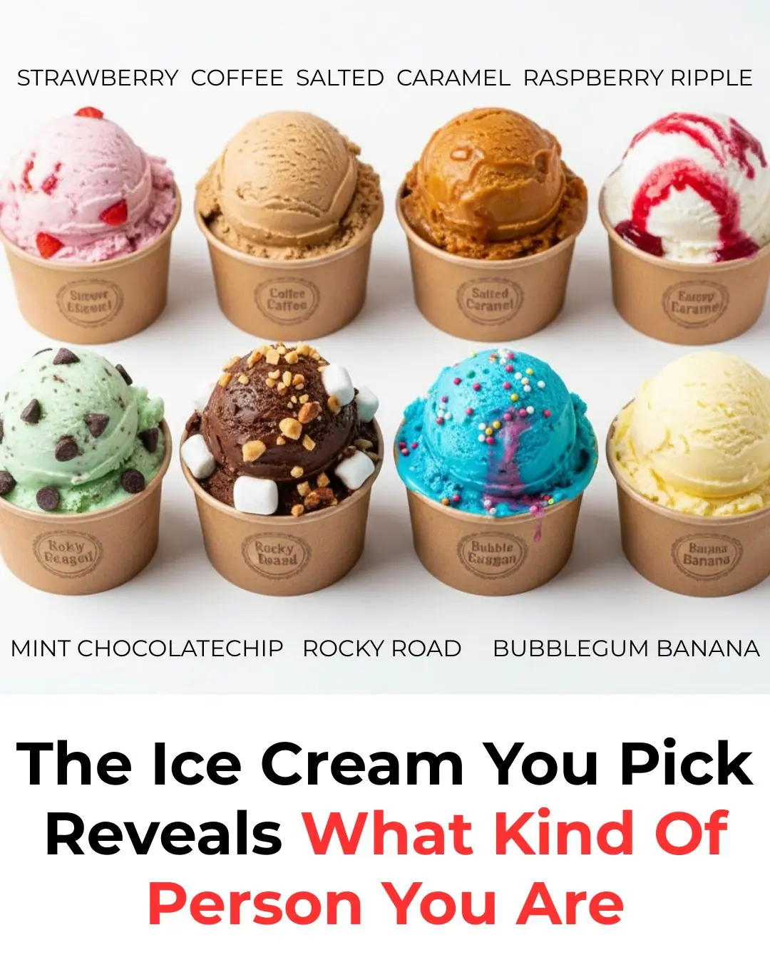What Your Favorite Ice Cream Flavor Says About You