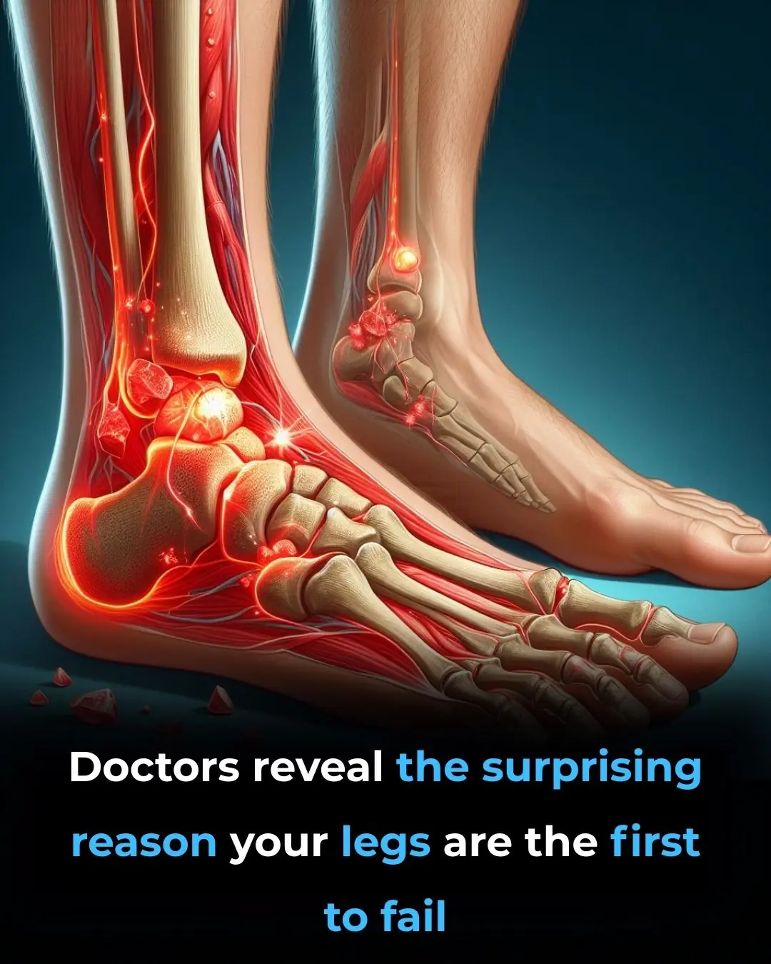 Doctors reveal the surprising reason your legs are the first to fail