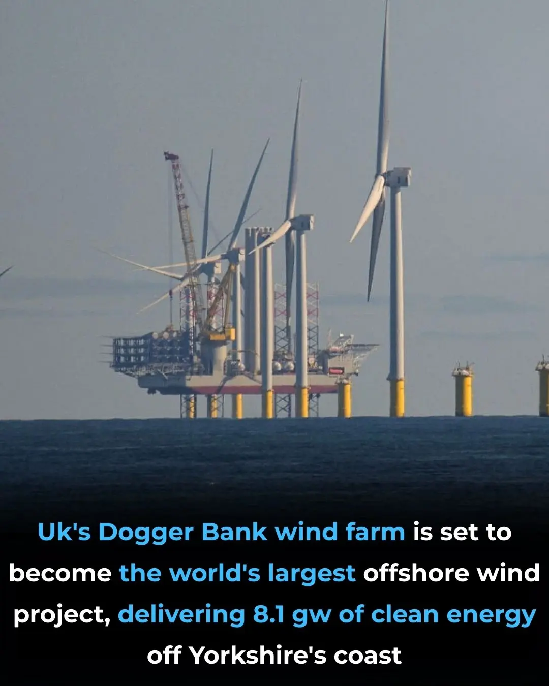 UK Unveils World's Largest Offshore Wind Farm: Dogger Bank Leads the Way to a Greener Future