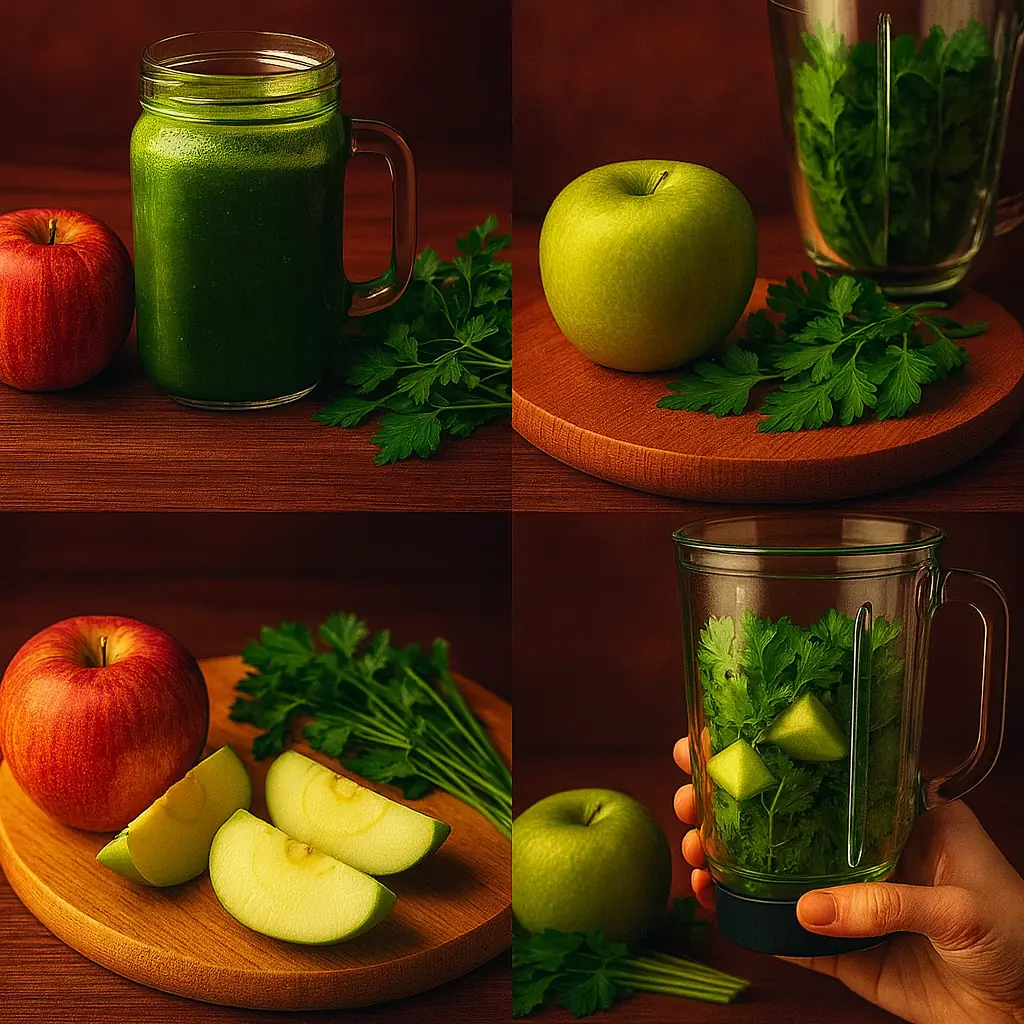 💚 Apple & Parsley Juice: The Gentle Morning detox Your Body Will Love